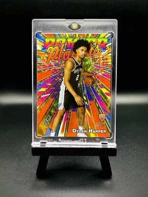 2025-26 Topps Basketball DYLAN HARPER RC No. PP-17 POWER PLAYERS GOLD #/50 SPURS - Image 1 of 2