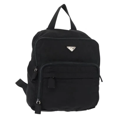 Подлинный рюкзак PRADA нейлон черный серебристый bs29843 - Изображение 1 из 4