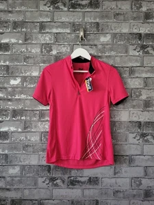 Crivit Sports Womens Cycling Jersey Top Pink Size S 38/40 NWT Half Zip Polyester - Picture 1 of 4