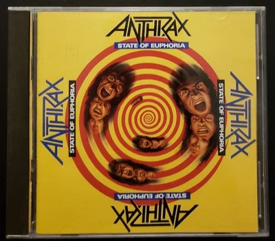 Anthrax State Of Euphoria CD 1988 Island/Megaforce - Image 1 of 3