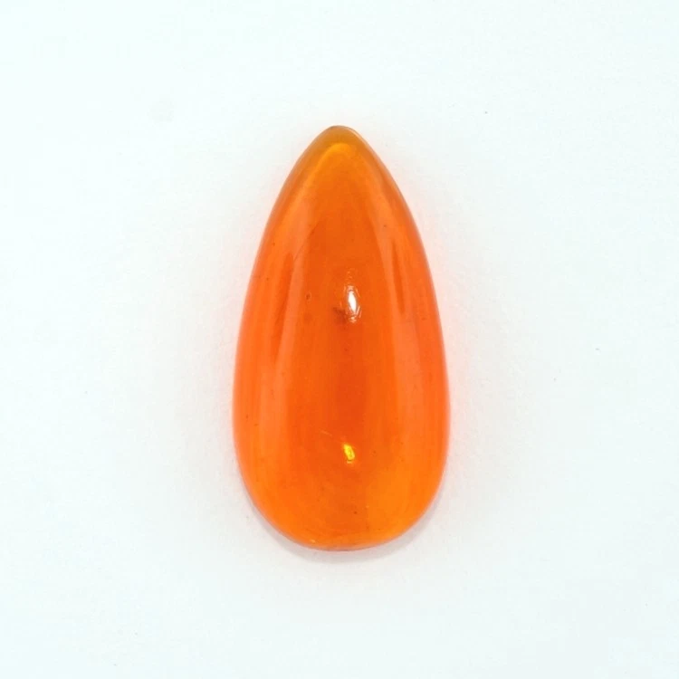 MEXICAN FIRE OPAL 20.5x10.5 MM PEAR CABOCHON ALL NATURAL BEAUTIFUL COLOR F-5379 — 第 1/1 张图片