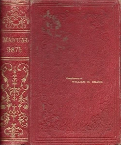 Political / Manual for the Legislature of the State of New York 1871 1st Edition - Imagen 1 de 1