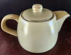 DesignPac Inc Stoneware Teapot 3 1/2” Tall - Sage Green - Picture 1 of 6