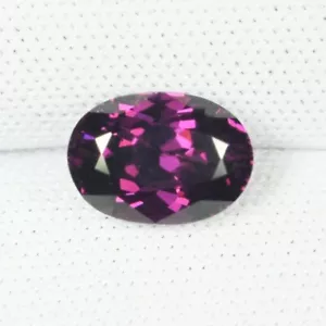 Granate rodolita natural rosa púrpura brillante 3,04 ct HI Ovalado Ver Vdo - Imagen 1 de 3