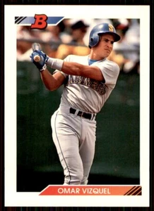 1992 Bowman Omar Vizquel Seattle Mariners #423 - Picture 1 of 2
