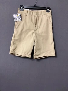 Authentic Galaxy Shorts Boys 8 Khaki Chino School Uniform Adjustable Waist NWT - Picture 1 of 4