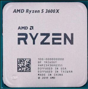 AMD CPU Ryzen 5 3600X 3.8GHz 6-Core Socket AM4