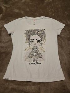 T-Shirt Frida Kahla Cancun Mexiko Kinder Größe Small Anime - Stil Kunst Grafiken - Bild 1 von 2