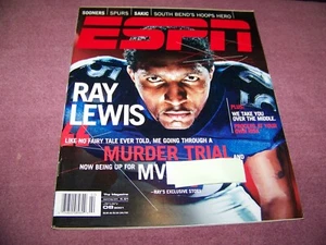 ESPN Magazine Ray Lewis Vintage 2001 - Picture 1 of 5