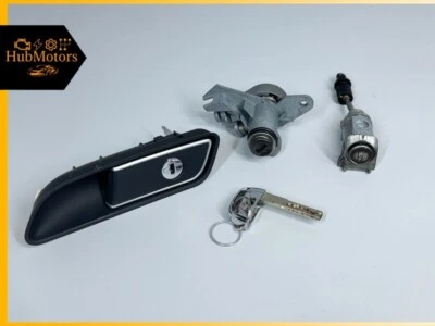 2011-2018 AUDI A8 S8 QUATTRO - LOCK Switch / Cylinder SET W/ KEY 4H0898374S - Image 1 of 4