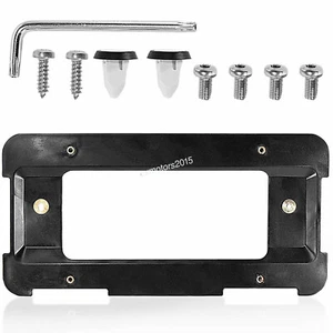 REAR LICENSE PLATE BRACKET FOR BMW E46 E60 E61 E71 E90 E92 +6 SCREWS 2 FASTENERS - Foto 1 di 7