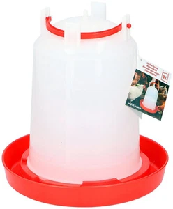 24 Stück 3 Liter L Hühner Wasserspender Wasser Tränke rot Wassertränke Geflügel - Bild 1 von 2