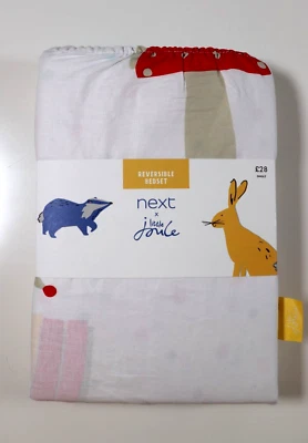 JOULES NEXT LITTLE JOULE COTTON REVERSIBLE ANIMALS BEDDING SET BEDSET - SINGLE