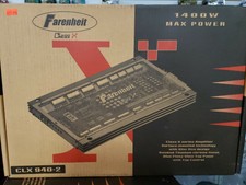 Farenheit Class X CLX940-2 Power Amplifier New in Box