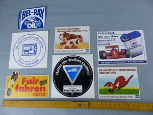 Lot de 7 autocollants Sticker BEL-RAY VAG VW AUDI PIRELLI Aufkleber VINTAGE C12 - Bild 1 von 1