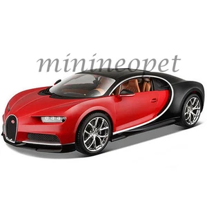 BBURAGO 18-11040 2016 BUGATTI CHIRON 1/18 DIECAST MODEL CAR RED - Picture 1 of 2
