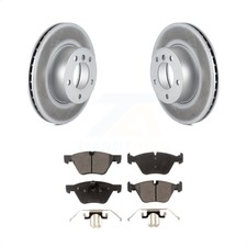Front Coat Brake Rotors Semi-Metallic Pad Kit For BMW 328i 325i 128i 328xi 325xi