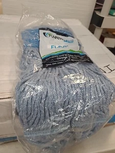 12 KLEENLIINE PRO Med Blue Wonder Maid Mop Head 650340 - Picture 1 of 5