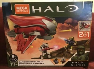 Nuevo Mega Construx Mattel Halo Infinite Banshee Breakout 2020 sin usar, en caja 218 piezas - Imagen 1 de 2