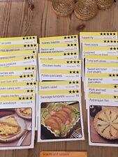 Kathie Webbers Cookery Card Club Snacks & Suppers Cards X 24 Vintage 