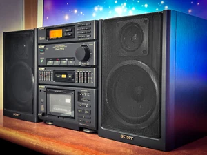Sistema de alta fidelidad casete estéreo vintage SONY FH-313 🌈 RaRe🌈 - Imagen 1 de 6