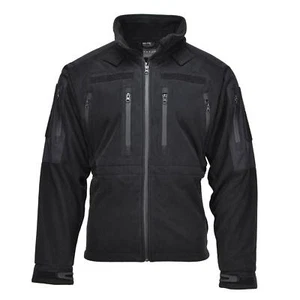 MIL-TEC fleece jacket cold weather thermal hiking activewear water resistant - Picture 1 of 6