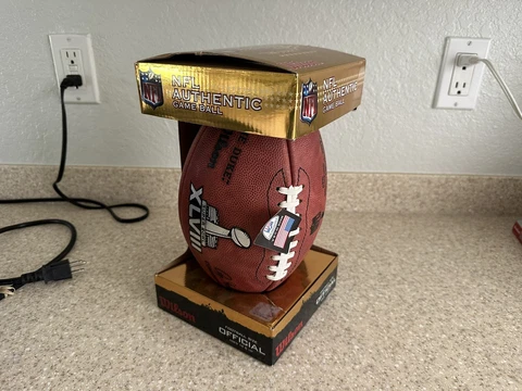 Wilson Official “The Duke” NFL Superbowl XLVIII Seahawks Game Ball Cover