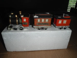 Department 56 Village: “Village Train” Complete 3pc Set w/ Box- - Picture 1 of 4