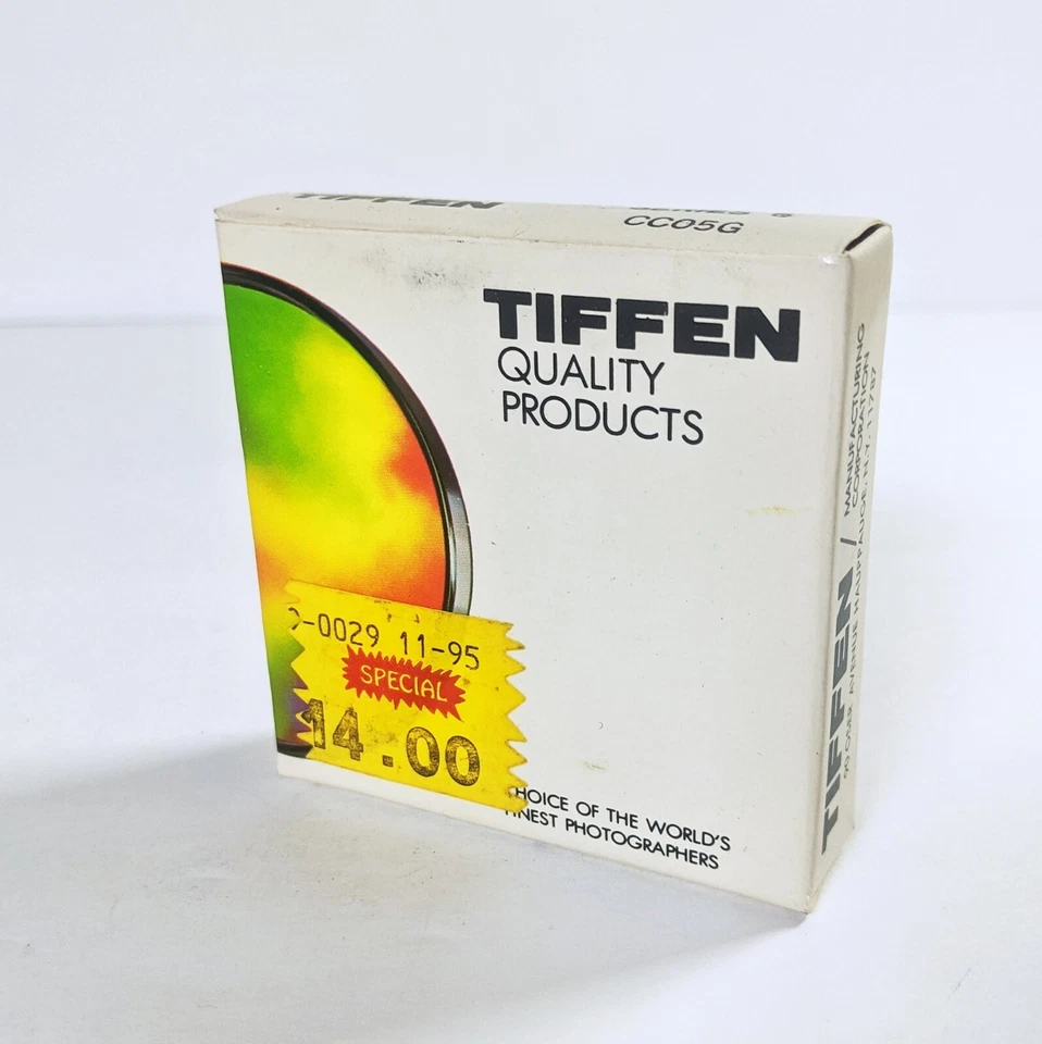 NEW TIFFEN CC05G GREEN Series 6 VI Camera Filter - 41mm 1.6in  DROP-IN - USA - Image 1 of 4