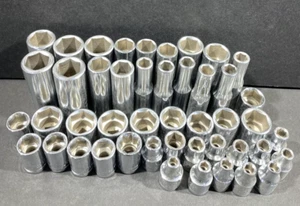 46- Truecraft 1/4” Sockets, 6 Point, Deep & Shallow, SAE & Metric, Free US Ship - Picture 1 of 12