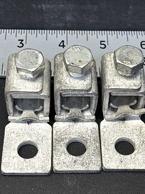 3- Burndy KPA28 Scrulug Mechanical Lug, 1/0 Stranded-4/0 Stranded, 1/0-4/0 - Image 1 of 4