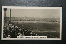 Scotland v France  Murrayfield  1930/31   Original 1930's Action Photo Card  VGC