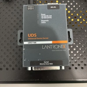 Lantronix Universal Server Device P/N UDS1100, Serial RS232/422/485 - Picture 1 of 5