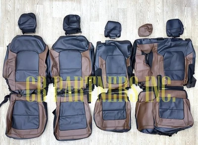 2023 ORIGNAL FORD BRONCO OUTER BANKS VINYL LEATHER SEAT COVERS NEW TAKEOFF - Image 1 of 4