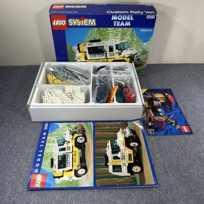 Lego Model Team: Custom Rally Van Set 5550 Original Box And Instructions **see - Image 1 of 4