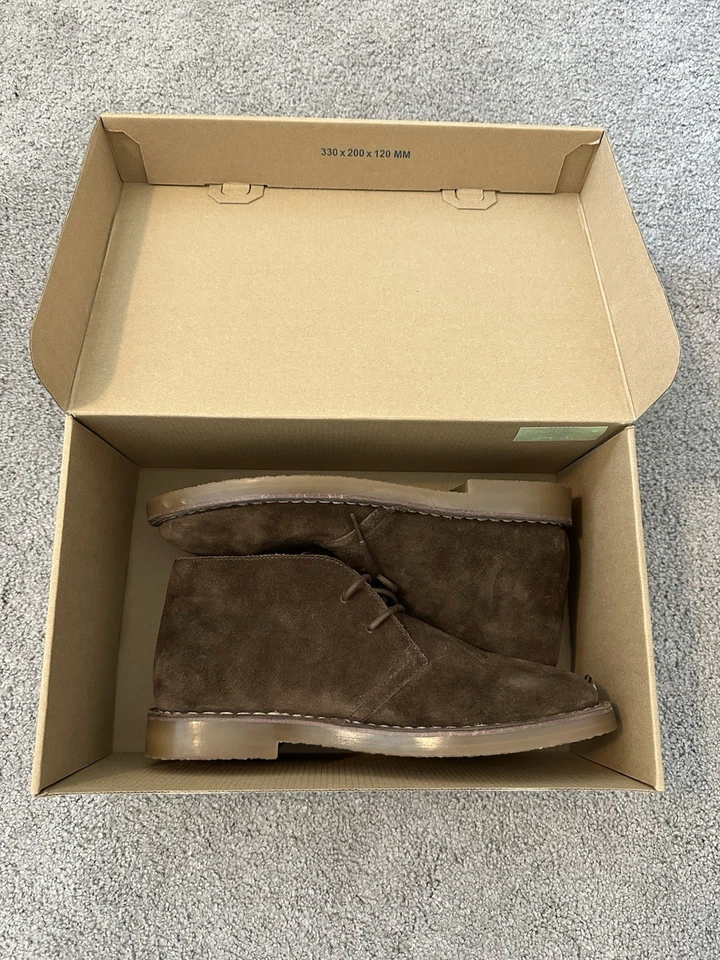 Botas masculinas J Crew de couro Upper Desert de fábrica tamanho 7,5 - Imagem 1 de 4