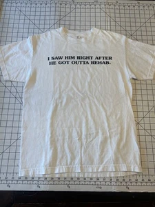 John Mulaney 2021 Rehab Tour Double-Sided Tee T Shirt Comedy Adult Sz M Philly - Picture 1 of 7