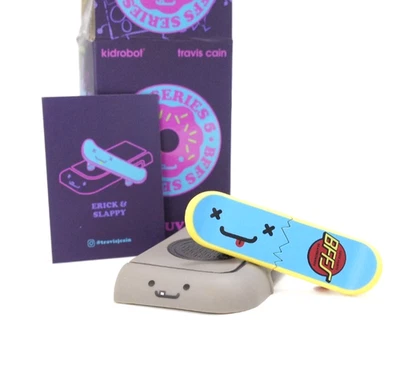 Kidrobot Travis Cain BFFs Erick and Slappy Skateboard and Sidewalk Curb Series 5 - Image 1 of 3