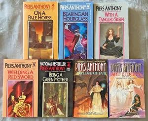 Lot of 7 Incarnations of Immortality * Books 1-7 * Piers Anthony * PB - Foto 1 di 2