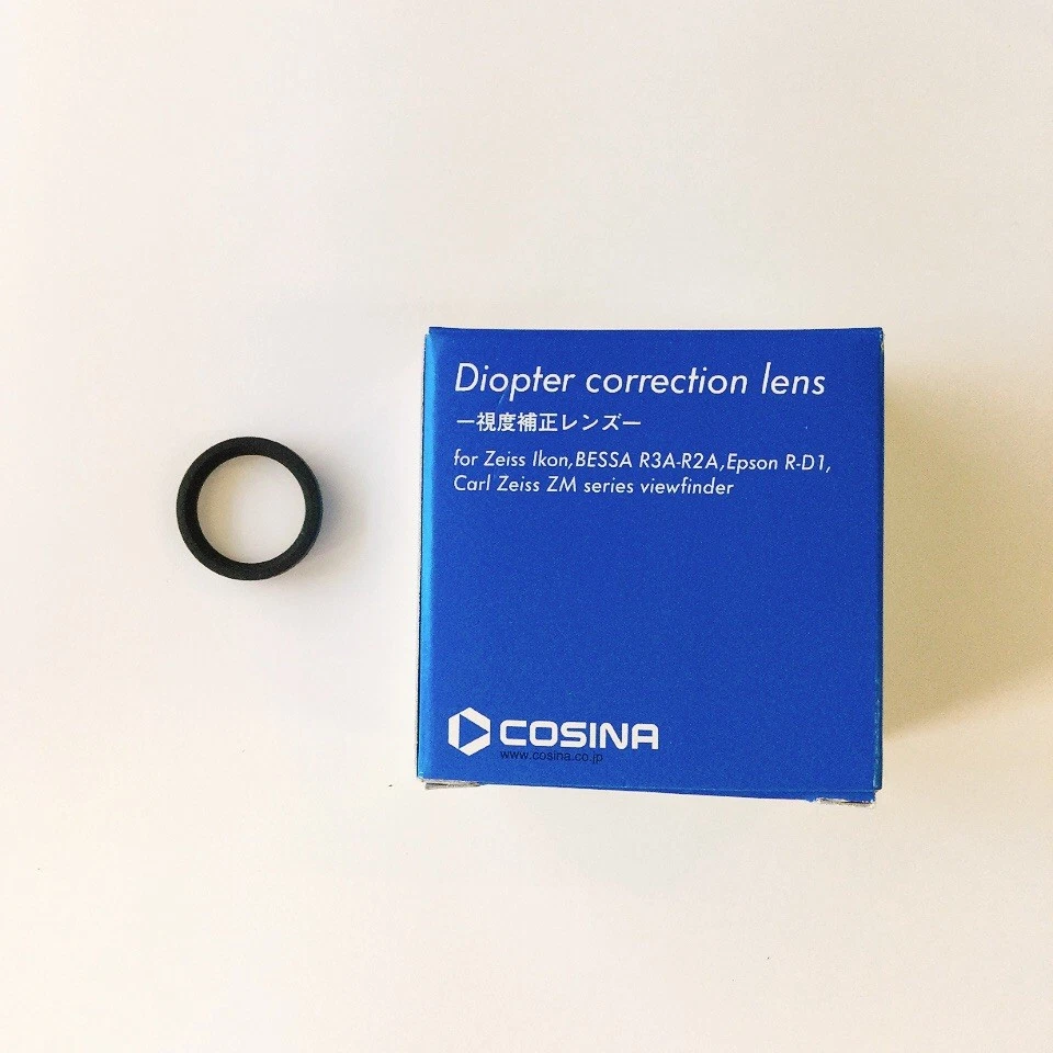 【COMO NUEVO】Lente de corrección de dioptrías COSINA +1.0 para visor ZEISS, BESSA R3A R2A ZM Foto 1 de 4