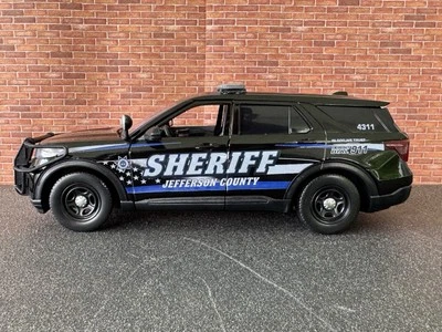 Jefferson County Sheriff TN  2024 1/24 Scale Diecast Custom Motormax Police Car - Image 1 of 4