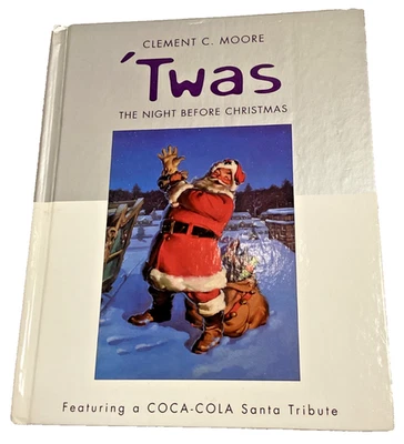 Twas Night Before Christmas Clement Moore Coca-Cola Santa Tribute HC Personalize - Image 1 of 4