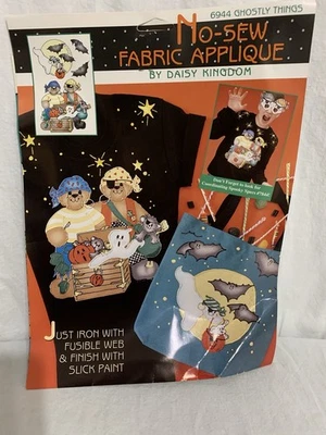 Apliques de tela sin coser Daisy Kingdom 6944 Halloween Pirata Osos Cosas fantasmales Foto 1 de 3
