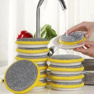 Dishwashing Sponge Reusable Washable Sponges Double Side Magic Sponge to Wash - Picture 1 of 21