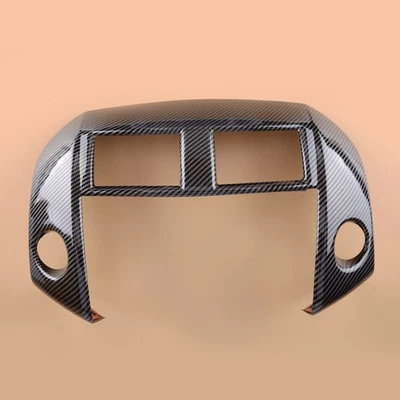 Carbon Fiber Style Middle Console Navigation Frame Fit For Toyota RAV4 06-12 - Image 1 of 4