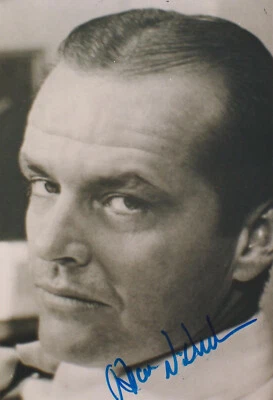 JACK NICHOLSON Original Autogramm signiertes Foto Top Portrait 90er Jahre - Bild 1 von 2