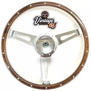 Kit de montaje de volante y jefe de 16" llanta de madera semi cubierta para Jaguar Mk2 - Imagen 1 de 5
