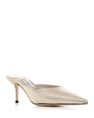 Mules Jimmy Choo para mujer Rav 65 punta en punta tacón alto IT 36 US 6 Foto 1 de 4