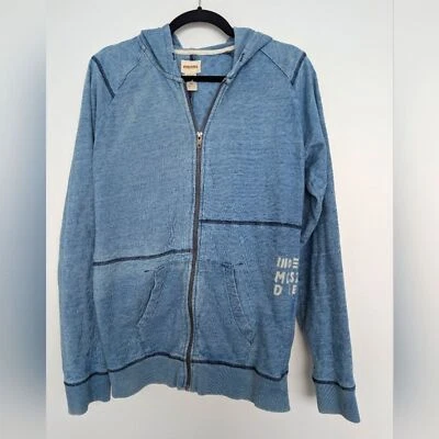 Diesel Gorpcore Sudadera con Capucha Cremallera Denim Color Cambray Talla L Desteñida Y2K Motociclista Foto 1 de 4