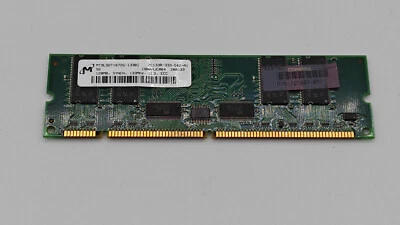 MICRON 128MB PC-133 MT9LSDT1672G-133B1 ECC PC133 SDRAM 168-Pin DIMM (MO-161) - Image 1 of 2